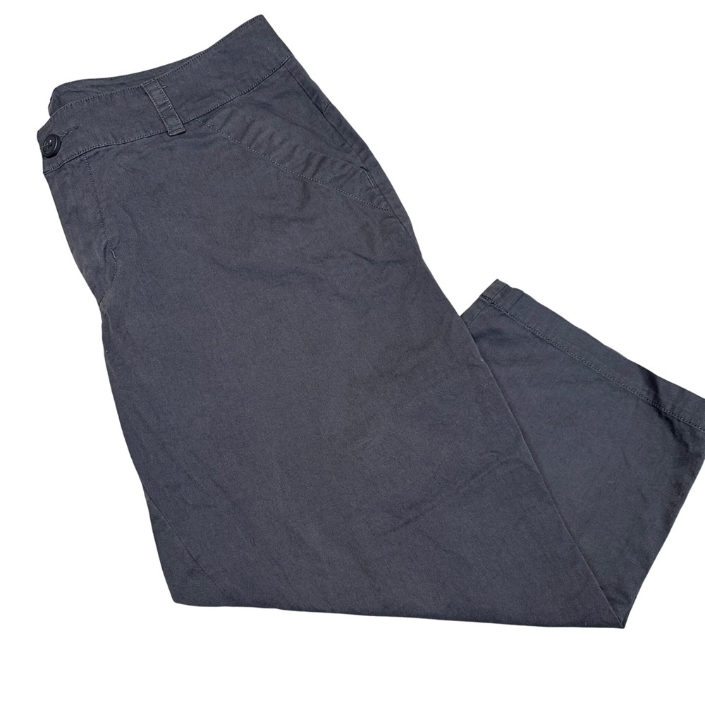 Columbia Womens Gray Cotton Cropped Wide Leg Outdoor Hiking Pants Size 10 - Picture 3 of 12